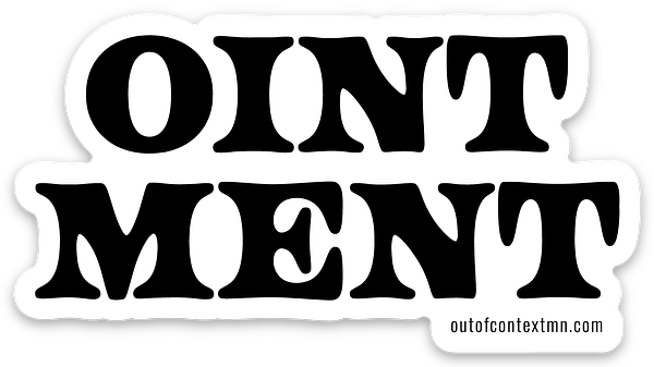 Ointment Sticker