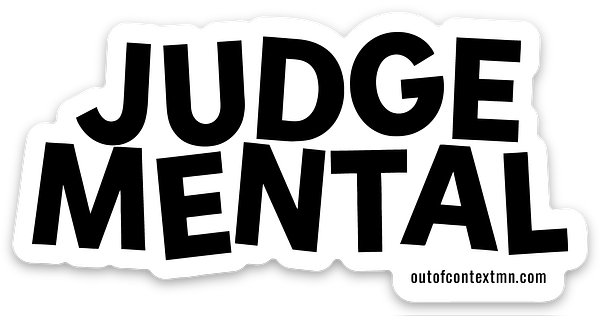 Judgemental Sticker