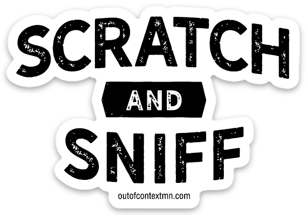 Scratch and Sniff Sticker