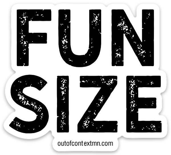 Fun Size Sticker