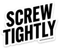 Screw Tightly Sticker