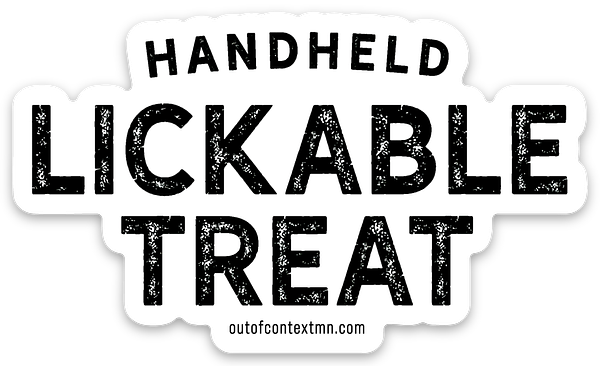Handheld Lickable Treat Sticker