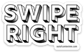 Swipe Right Sticker